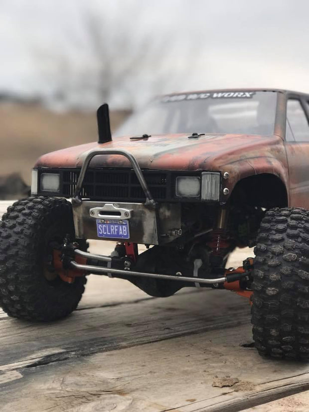 SCX10/SCX10 II Raised Comp-Style SR5/Honcho Front Bumper with Trail Bar - scalerfab-r-c-trail-armor-accessories scale rc crawler truck hobby