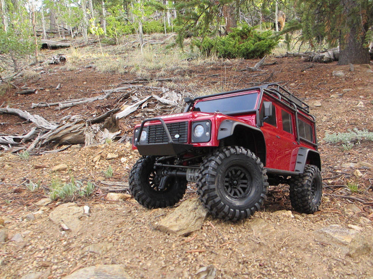 Traxxas TRX-4 D90 Narrow Front Bumper with Trail Bar - scalerfab-r-c-trail-armor-accessories scale rc crawler truck hobby