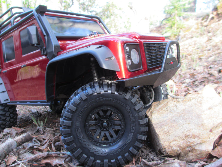 Traxxas TRX4 D90 Full-Size Front Bumper w/ Trail Bar - scalerfab-r-c-trail-armor-accessories scale rc crawler truck hobby