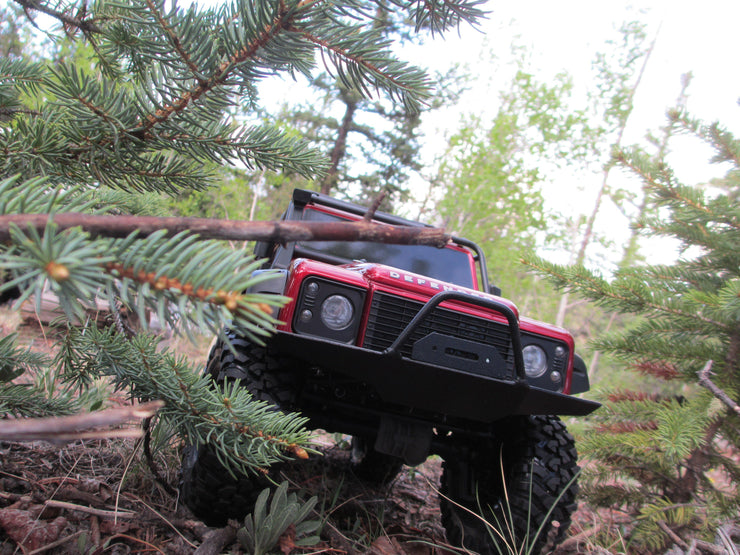 Traxxas TRX4 D90 Replica Full-Size Front Bumper - scalerfab-r-c-trail-armor-accessories scale rc crawler truck hobby