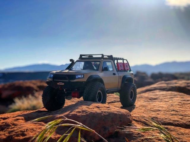 Traxxas TRX4 Sport Full-Size Front Bumper with Trail Bar - scalerfab-r-c-trail-armor-accessories scale rc crawler truck hobby