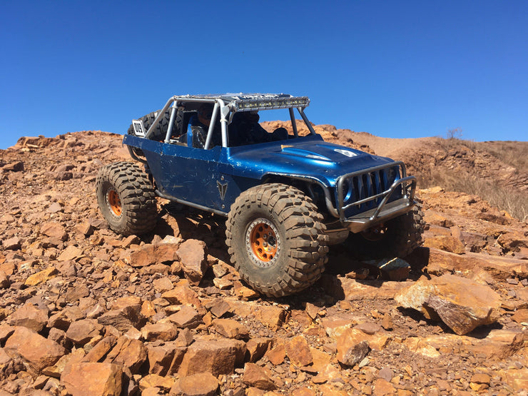 Vanquish Ripper Front Bumper with Brush Guard – ScalerFab