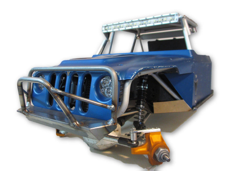 Vanquish Ripper Front Bumper with Brush Guard - scalerfab-r-c-trail-armor-accessories scale rc crawler truck hobby