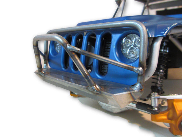 Vanquish Ripper Front Bumper with Brush Guard - scalerfab-r-c-trail-armor-accessories scale rc crawler truck hobby