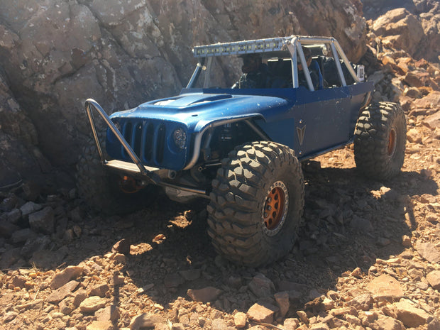 Vanquish Ripper Front Bumper with Stinger - scalerfab-r-c-trail-armor-accessories scale rc crawler truck hobby