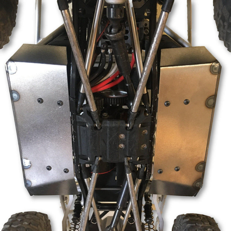 Vanquish Ripper Rock Sliders w/ Skids - scalerfab-r-c-trail-armor-accessories scale rc crawler truck hobby