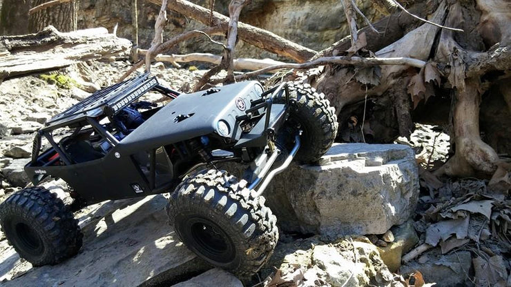 Wraith Front Bumper w/ Trail Bar - scalerfab-r-c-trail-armor-accessories scale rc crawler truck hobby