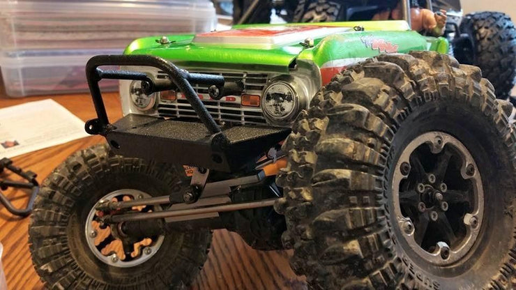 Wraith Front Bumper w/ Trail Bar - scalerfab-r-c-trail-armor-accessories scale rc crawler truck hobby