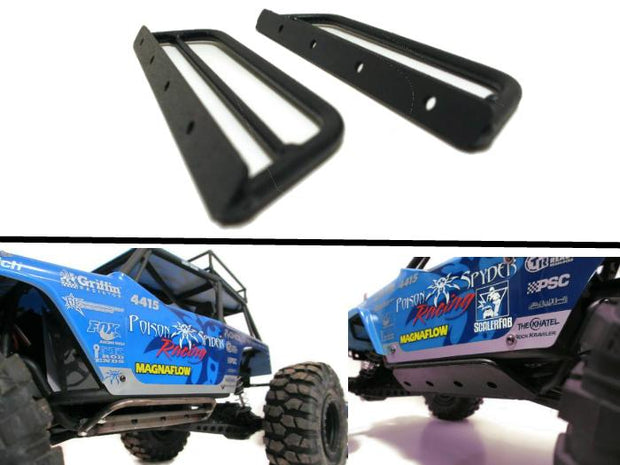 Wraith Rock Sliders with Skid Plates - scalerfab-r-c-trail-armor-accessories scale rc crawler truck hobby